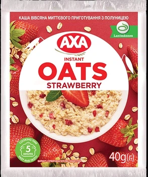 Каша вівсяна AXA PREMIUM з полуницею 40 г х 20шт