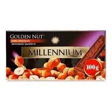 Шоколад чорний Millennium з лісовими горіхами 100г