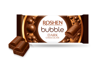 Упаковка шоколада Roshen пористый чёрный 80г х 20 шт