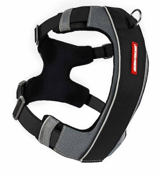 Шлейка для собак Ezydog Harness X-Link 10-19 кг M Black (9346036009220)