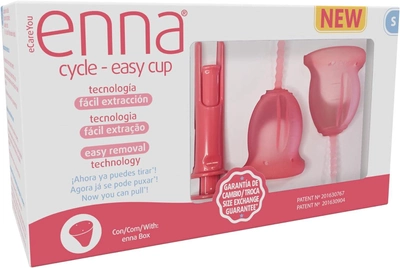 Kubeczek menstruacyjny Enna Cycle Size S + Applicator 2 szt (8436598240344)