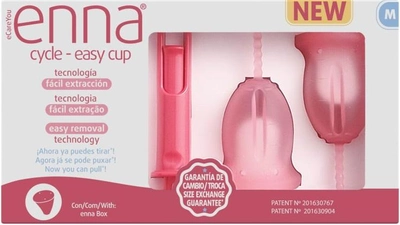 Менструальна чаша Enna Cycle Size M + Applicator 2 шт (8436598240368)