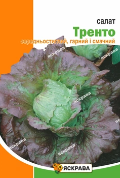 Семена Яскрава Салат Тренто качанный красный 5 г (59186)