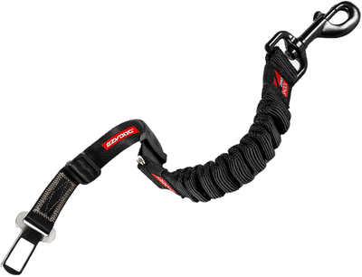 Ремінь безпеки для собак EzyDog Click Dog Zero Shock Seat Belt Black (9346036003792)