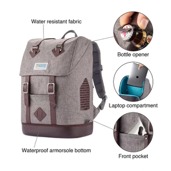 Рюкзак для переноски тварин Kurgo K9 11 кг Grey (0810013810240)