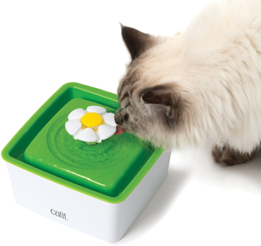 Фонтанчик для котів Catit Cat Fountain Flower Mini 1.5 л White (0022517437353)