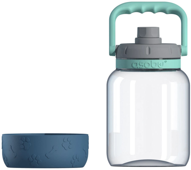 Пляшка для води для собак Asobu Dog Bowl Bottle 1500 мл Blue (0842591046162)