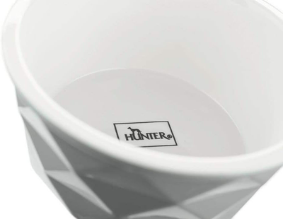 Miska dla psów Hunter Bowl Ceramic Eiby Grey 350 ml (4016739686565)