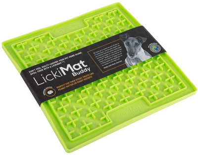 Килимок для ласощів для собак LickiMat Buddy Green 20 x 20 см Green (9349785000135)