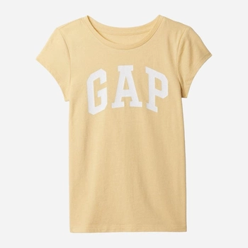 Дитяча футболка для дівчинки GAP 886003-02 137-147 см Жовта (1200133325035)