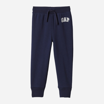 Дитячі спортивні штани-джогери для хлопчика GAP 859780-03 91-99 см Темно-сині (1200132928275)