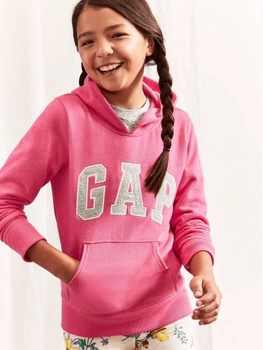 Bluza z kapturem dla dziewczynki GAP 620403-00 114-134 cm Różowa (1200051959589)