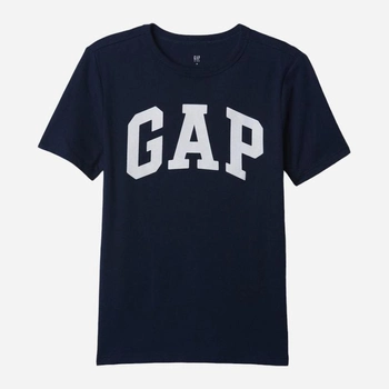 Дитяча футболка для хлопчика GAP 424016-12 99-114 см Темно-синя (1200133318235)