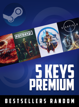 Bestsellers Random 5 Keys Premium для ПК (Ключ активації Steam)