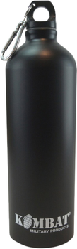 Фляга Kombat UK Aluminium Water Bottle 1000 мл Чорна (kb-awb1000-blk)