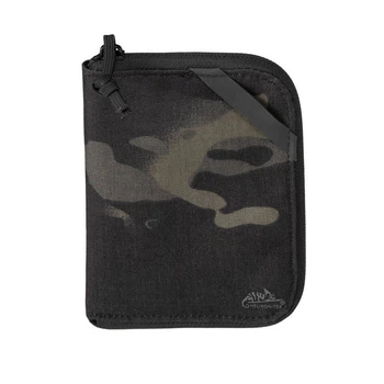 Гаманець військовий Helikon-Tex Чорний мультікам EDC LARGE WALLET (MO-EDL-CD-0C)