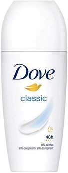Antyperspirant w kulce Dove Classic Rollon 50 ml (59095361)
