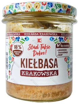 Тушенка мясная K-STAD TAKIE DOBRE Колбаса Краковская 88% мяса 280 г