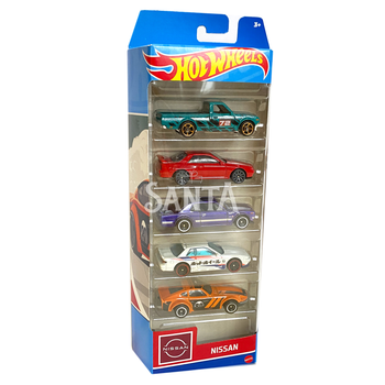 Подарочный набор из 5-ти базовых машинок Hot Wheels Хот виллс