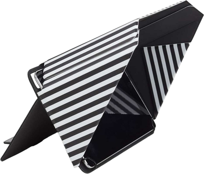 Etui z osłoną przeciwsłoneczną Philbert do Apple iPad 9.7''-11'' Striped Black/White (5713107001737)