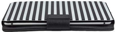 Etui z osłoną przeciwsłoneczną Philbert do Apple iPad 9.7''-11'' Striped Black/White (5713107001737)