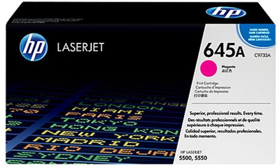 Тонер HP 645A C9733A кольоровий лазерний Magenta 12 000 сторінок (C9733A)