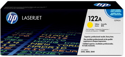 Тонер HP 122A Q3962A кольоровий лазерний Yellow 5 000 сторінок (Q3962A)