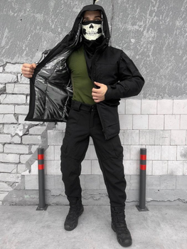 Тактический костюм зимний swat s omniheat black