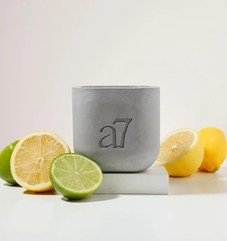 Ароматична свічка a7 candles 05 Citrus Tea Сіра 300 g