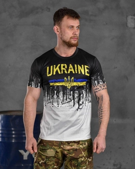Тактическая потоотводящая футболка ukraine XL