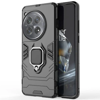 Чехол с подставкой Deexe Hybrid Case для OnePlus 12 - Black