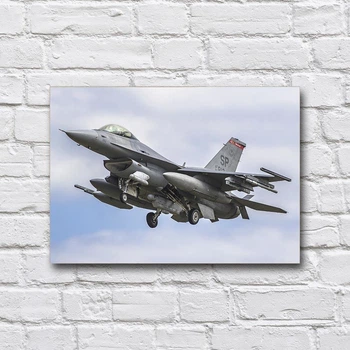 Деревянный постер «F-16 Fighting Falcon» 210х297 мм