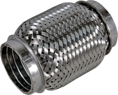 Гофра глушителя 45х100мм. 3-х слойная Interlock (CarLine) (короткий фланец) CL 45x100 VW