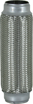 Гофра глушителя 50х230мм. 2-х слойная (CarLine) (длинный фланец) CL 50x230/2