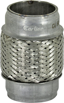 Гофра глушителя 50х100мм. 3-х слойная (CarLine) (длинный фланец) CL 50x100