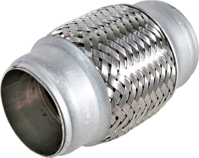 Гофра глушителя 45х100мм. 2-х слойная (CarLine) (длинный фланец) CL 45x100/2