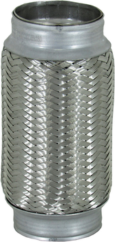 Гофра глушителя 65х180мм. 3-х слойная (CarLine) (длинный фланец) CL 65x180