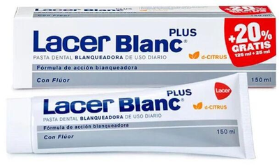 Pasta do zębów Lacer Blanc Citrus 150 ml (8430340036001)