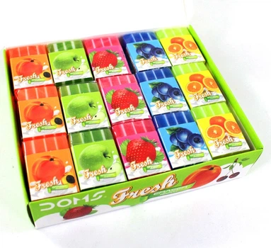 Ластик ароматизованный Фрукты 3,7х2,5см арт. DM-030