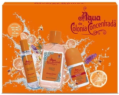 Набір унісекс Alvarez Gomez Agua de Colonia Concentrada Eau D'Orange Одеколон 150 мл + Одеколон 30 мл + Роликовий дезодорант 75 мл (8422385990028)