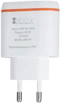 Мережевий зарядний пристрій Libox LB0144 USB 3.0A (ŁAD-INN-0000004)