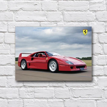 Деревянный постер «Ferrari F40» 210х297 мм