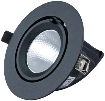 Reflektor LED DPM X-Line punktowy regulowany podtynkowy 20 W 2054 lm czarny (STL-XB-20B)