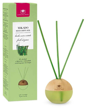 Dyfuzor zapachowy Cristalinas Mikado Reed Diffuser Grass 20 ml (8436571510495)