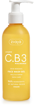 Гель для вмивання обличчя Ziaja Vitamina C B3 Niacinamida 190 мл (5901887056225)