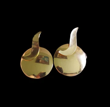 Сережки біжутерія Fashion Jewelry Кола Золотистого кольору