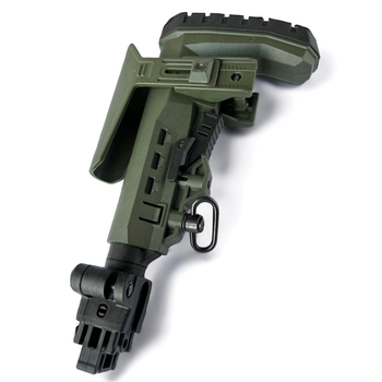 Приклад АК 74 АК 47 складной телескопический + антабка и пистолетная ручка олива
