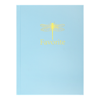 Записна книжка BM.2410-414 FAVOURITE, PASTEL А5 96 арк. кліт, офсет крем, тв.лам.обкл.,блакитна (10)