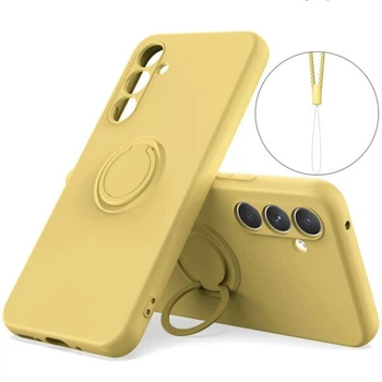 Захисний чохол Deexe Color Shell для Samsung Galaxy A55 (A556) - Yellow