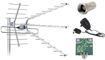 Антенна Libox LB-2100W Combo DVB-T Белый (RTV-ANT-0000005)